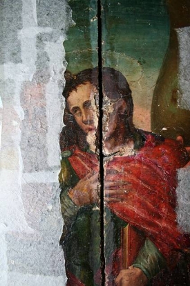 'Crucifixion' en cours de restauration