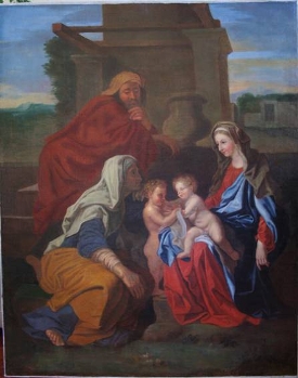 'Sainte Famille' après restauration